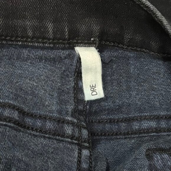 Rag & Bone Stone Black Ankle Dren Slim Boyfriend Jeans Frayed Hem Size 28 - Picture 10 of 12